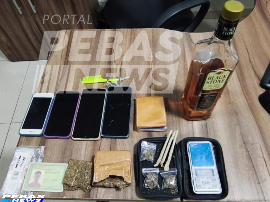 Dupla é presa por tráfico de drogas e veículo irregular no bairro Cidade Jardim, em Parauapebas