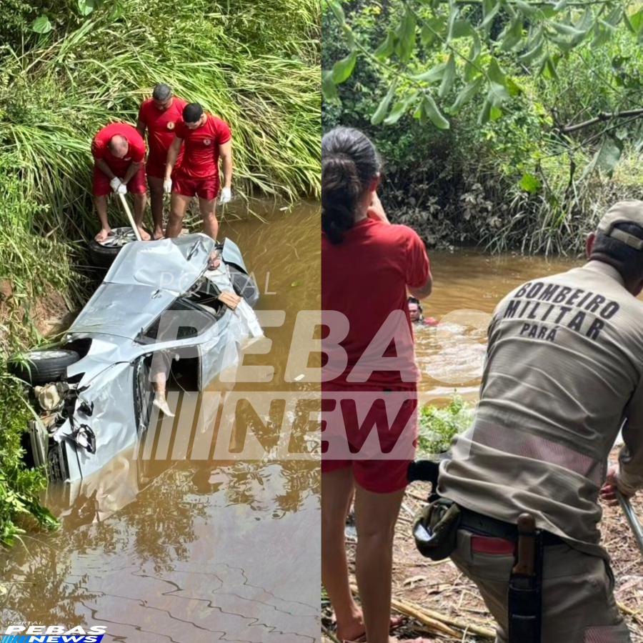 Tragédia na PA-275: carro é encontrado submerso e três pessoas são localizadas sem vida
